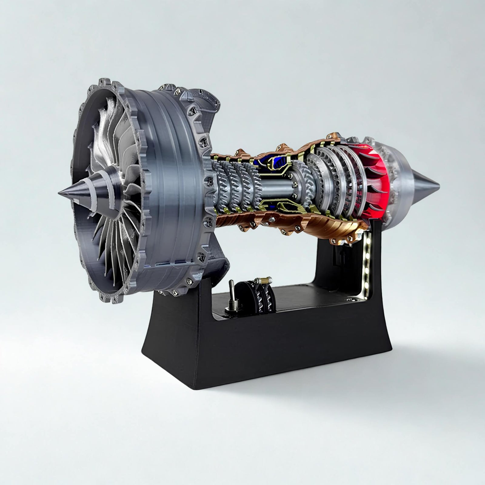 TR-900 Turbofan Engine Model 25cm 1:87