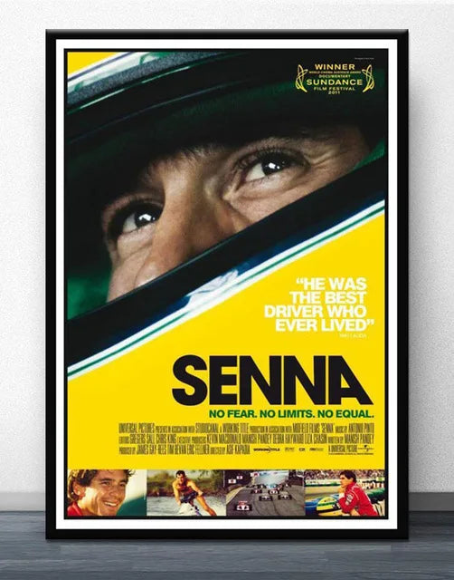 Ayrton Senna Eyes Behind the Visor