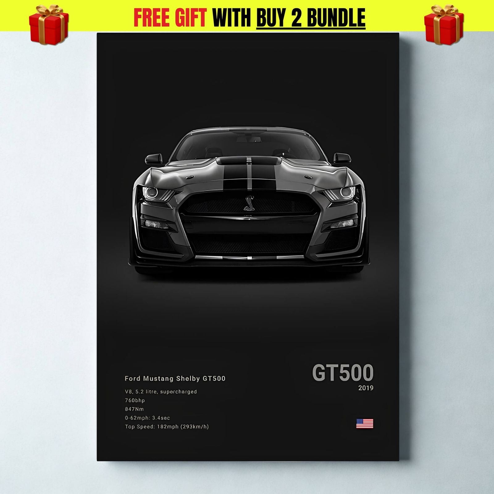 Ford Mustang Shelby GT500 1:24