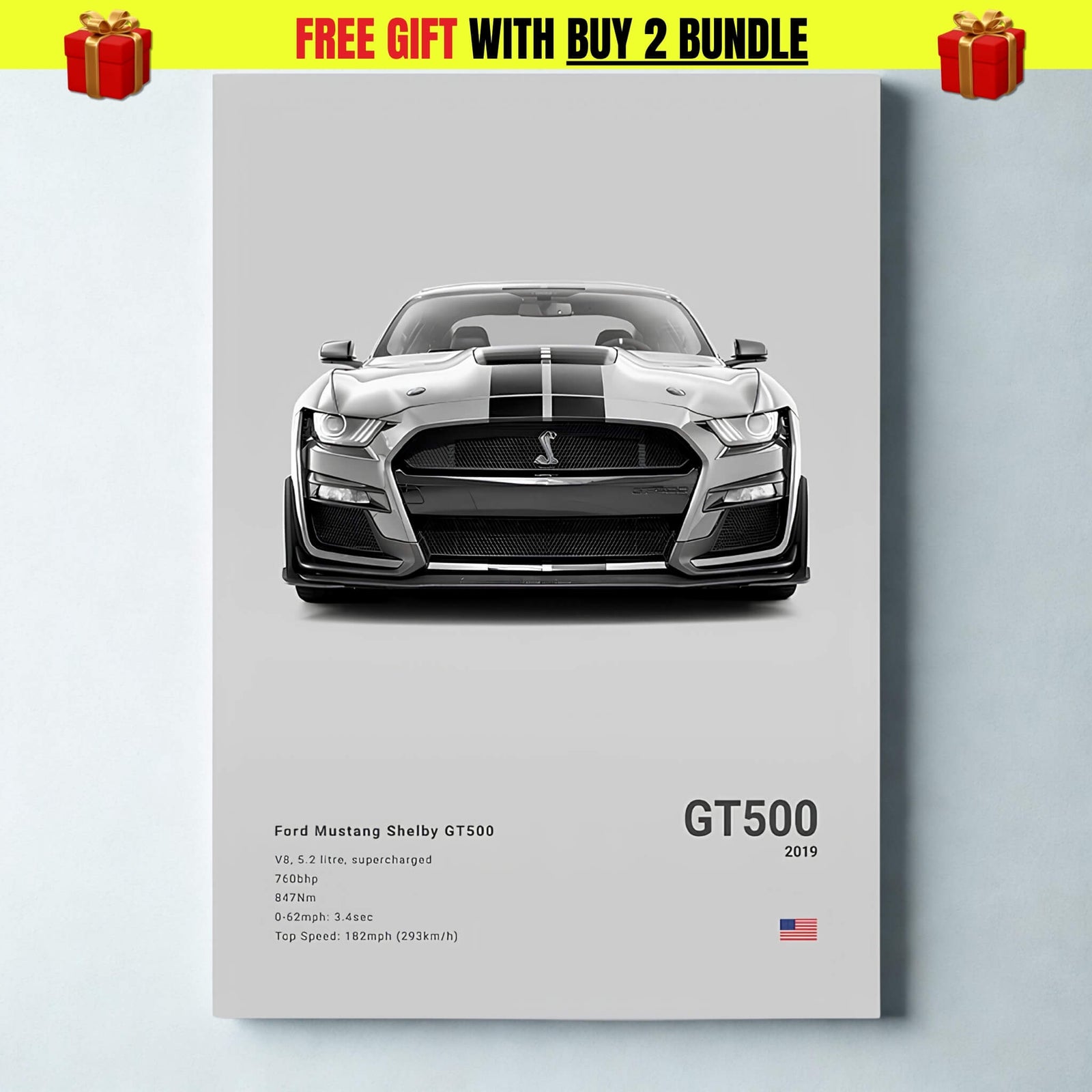 Ford Mustang Shelby GT500 1:24
