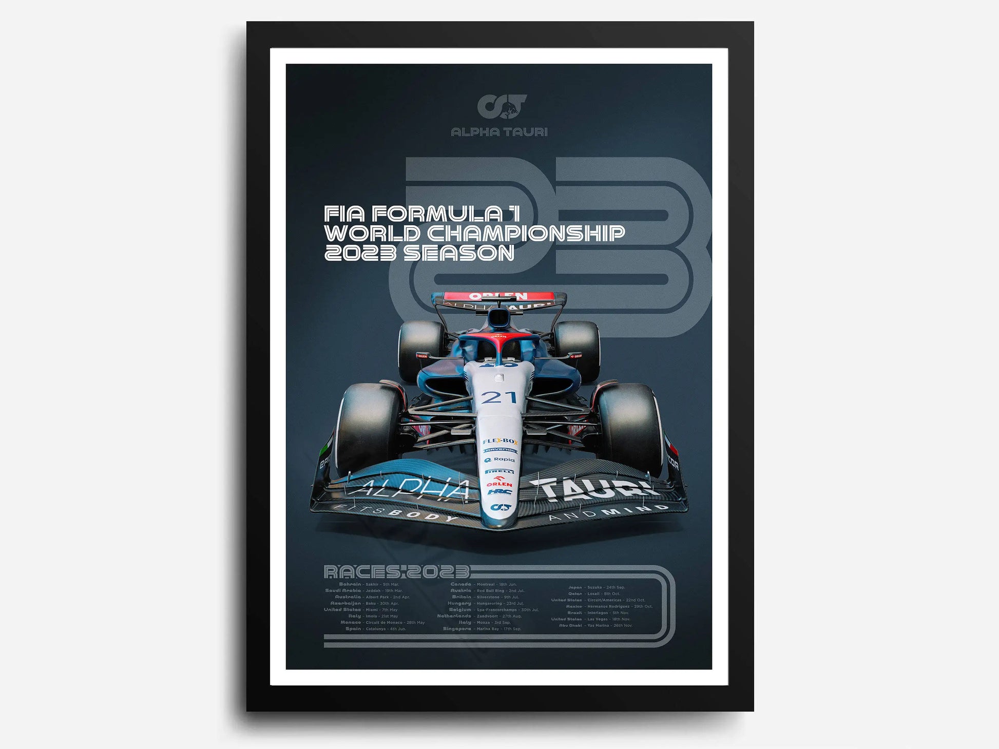 2023 Formula 1 World Championship Cars