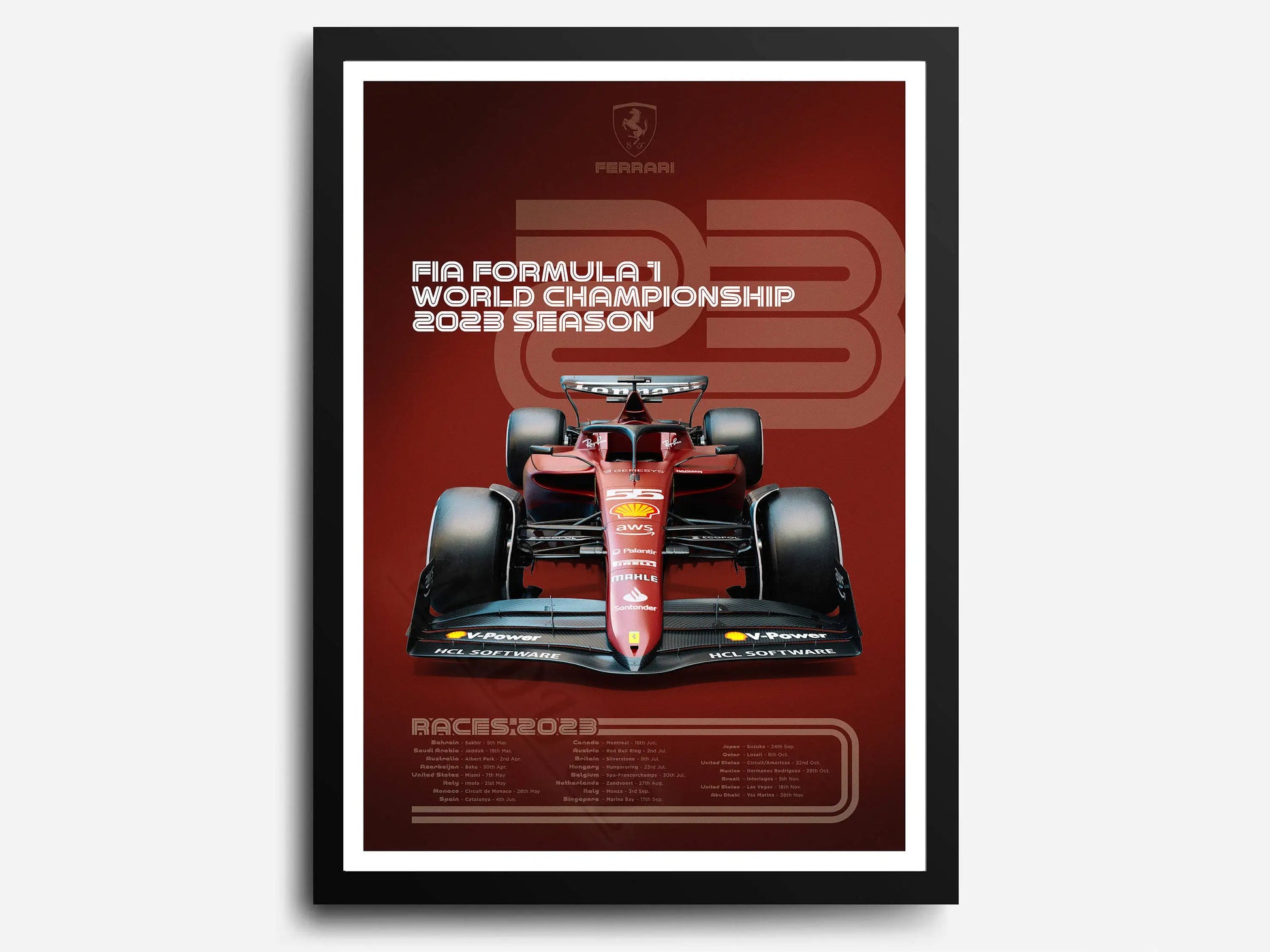 2023 Formula 1 World Championship Cars